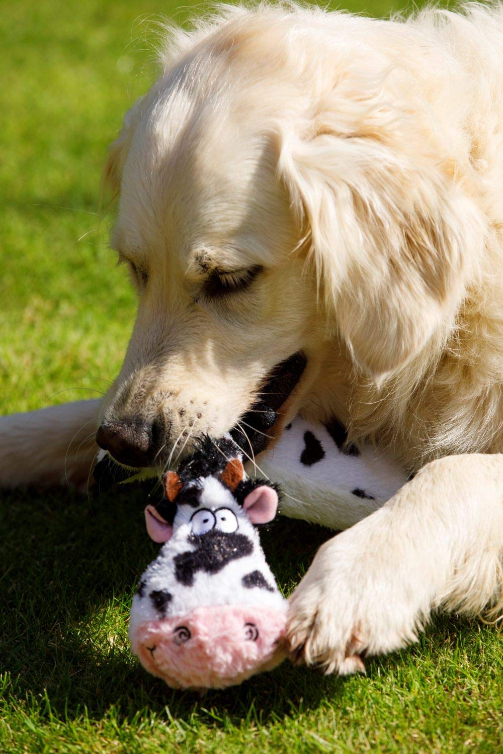 Petface Farmyard Buddies Hetty the Highland Cow Plush Dog Toy