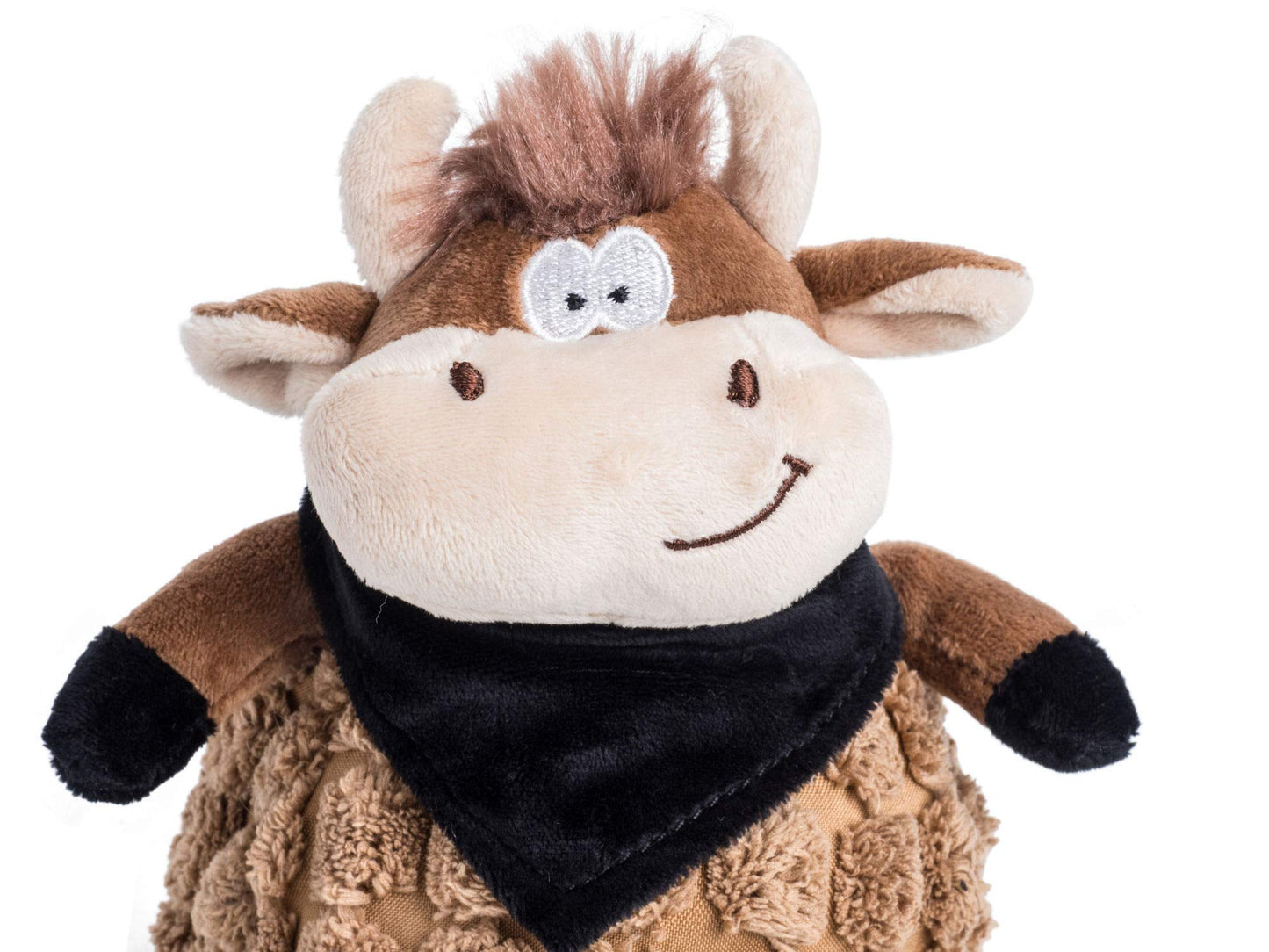 Petface Farmyard Buddies Hetty the Highland Cow Plush Dog Toy