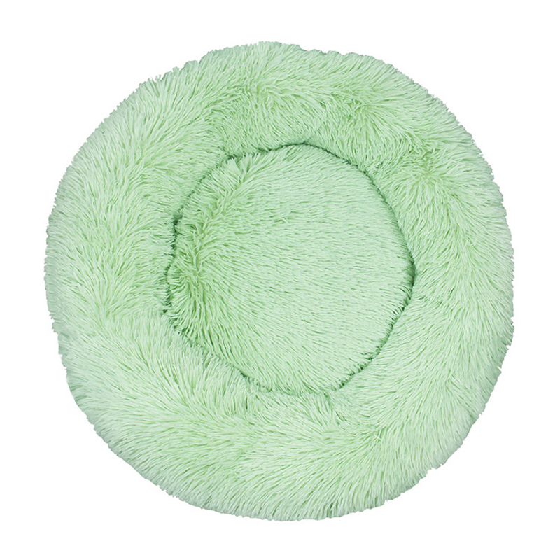 Detachable and Washable Comfy Donut Dog & Cat Beds Warm Bed Pet Round Plush Puppy Beds