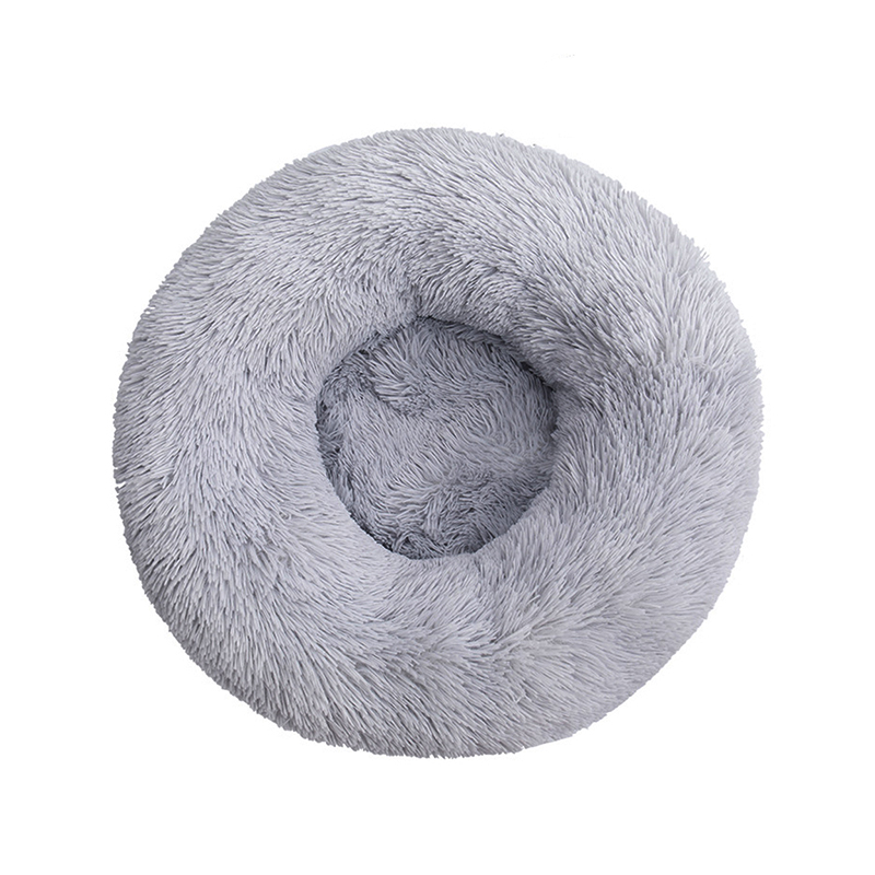 Detachable and Washable Comfy Donut Dog & Cat Beds Warm Bed Pet Round Plush Puppy Beds