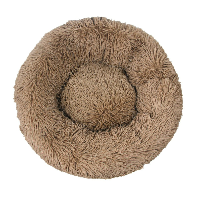 Detachable and Washable Comfy Donut Dog & Cat Beds Warm Bed Pet Round Plush Puppy Beds