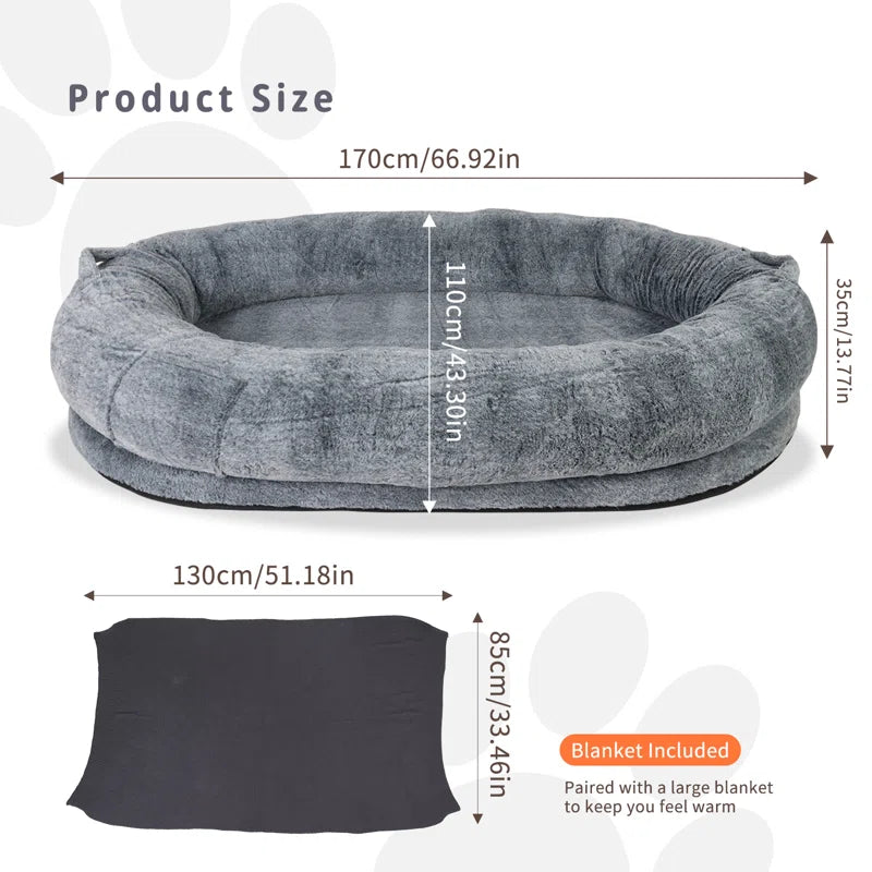 Human-Size Dog Bed