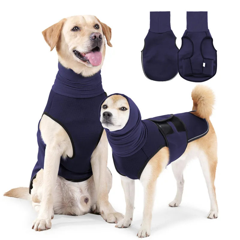 Dog Anxiety Jacket with Reflective Strips – Calming Vest for Stress Relief, Thunderstorms, and Fireworks